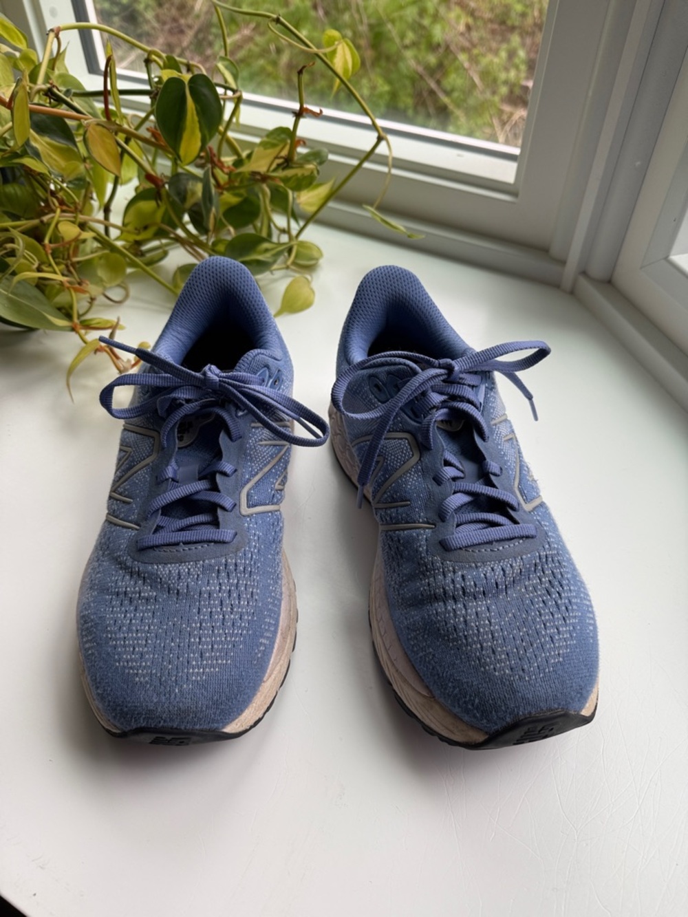 New Balance Women's Navy Blue Knit Running Shoes